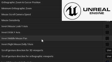 How to invert Mouse pan in Unreal Engine 5 #unrealengine