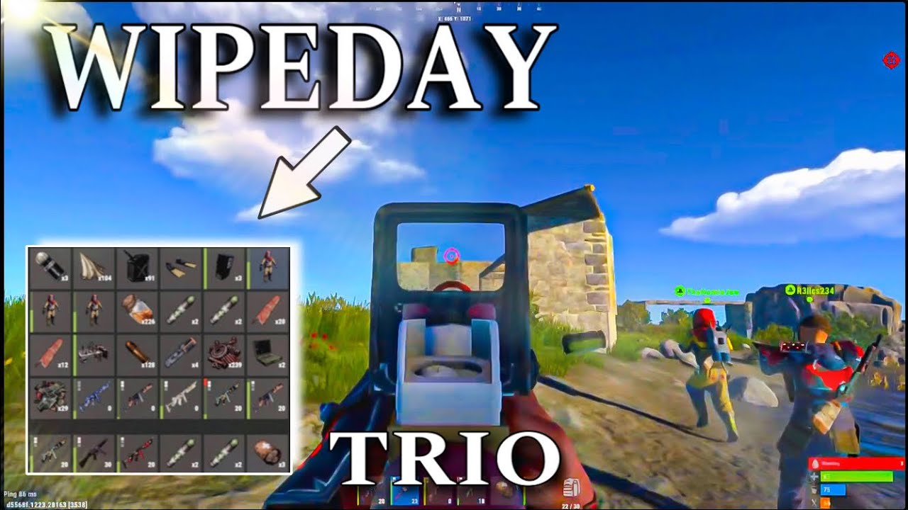 HOW MY TRIO DOMINATES WIPE DAY (1 of 2) Rust Console Ps5 - YouTube