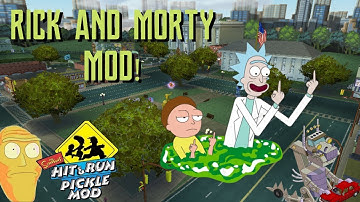The Simpsons: Hit & Run - Rick & Morty Mod (Level 2)