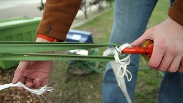 Slackline "mystery webbing" break test