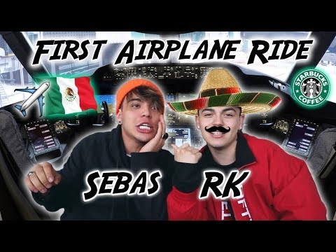 SEBAS & RK FIRST PLANE RIDE EVER image picture