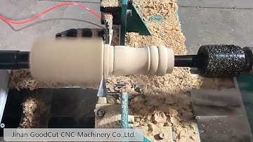 GoodCut CNC Single Axis Double Spindle Wood Lathe