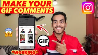 How To Make Your Own Gif On Instagram Comment | Create Your Own Gif Instagram | Create Instagram Gif screenshot 1