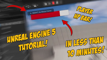 Elevate Your Game: Mastering the Unreal Engine 5 Player Health Bar!