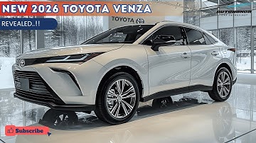New 2026 Toyota Venza – Sleeker, Smarter, and More Efficient..!