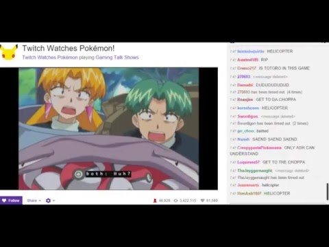 Twitch being savage on Pokemon 20th Anniversary