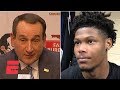 Cam Reddish, Coach K, RJ Barrett on Duke’s game-winner | College Basketball