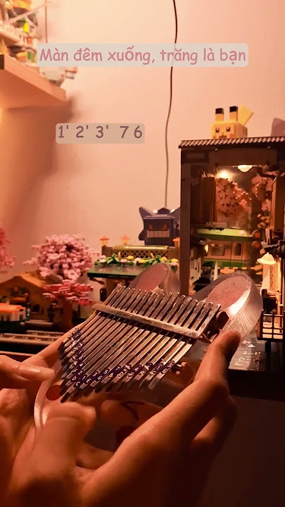 Kalimba Nhất Tiếu Giang Hồ (一笑江湖) - Văn Nhân Thính Thư #kalimba #nhachoaloiviet #shorts  #tutorial