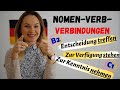  Nomen-Verb-Verbindungen, die du kennen solltest! Deutsch b2, c1