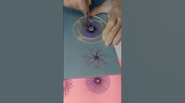 Spirograph art / satisfying video #spirograph #satisfying