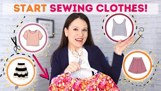 HOW TO Start Sewing your own clothes with these 7 easy garments!