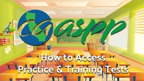 Accessing CAASPP Practice & Training Tests