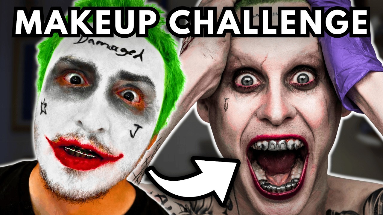 We Tried to Become Supervillains (Makeup Challenge)