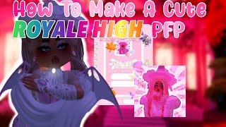 How To MAKE YOUR OWN Cute ROYALEWEEN PFP! | Roblox Royale High |
