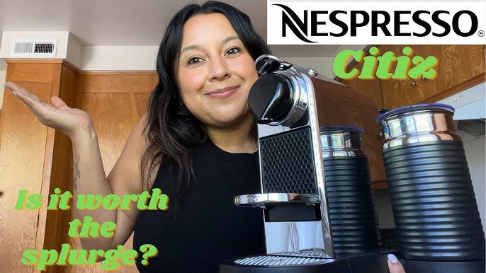 Nespresso by De'Longhi Citiz Black Espresso Machine with Milk Frother +  Reviews, Crate & Barrel