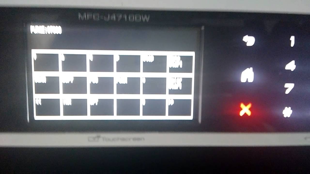 Reset Absorbentes Tinta Brother MFC-J4710DW - YouTube