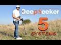 Gold metal detecting for lost treasure  deep seeker device  5 systems