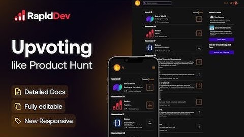 ProduckHunt - Product Hunt Clone - A template for Bubble.io