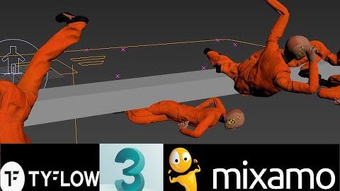 Convert Mixamo to Max biped  to use for tyFlow Crowd simulation in 3Ds MAX