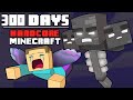 I Survived Hardcore Minecraft For 300 Days And This Is What Happened