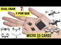 QUE MEMORIA MICRO SD USAR EN UN DRONE Y POR QUE en ESPAÑOL