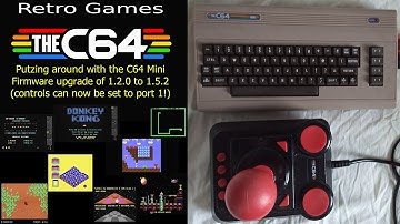 Putzing around with the C64 Mini after its 1.5.2 firmware update