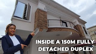 INSIDE A 150M 5 BEDROOM FULLY DETACHED DUPLEX HOUSE FOR SALE IN IKOTA LEKKI LAGOS NIGERIA