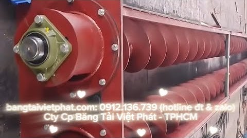 Băng tải trục vít (còn gọi vít tải), sx tại Cty Cp Băng Tải Việt Phát Tại TPHCM #bang #tai