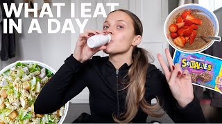 WHAT I EAT IN A *VERY BUSY* DAY