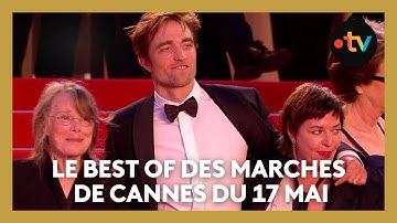 #Cannes2025 : Robert Pattinson, Pio Marmaï, Sissy Spacek, SCH... Le best of des marches du 17 mai