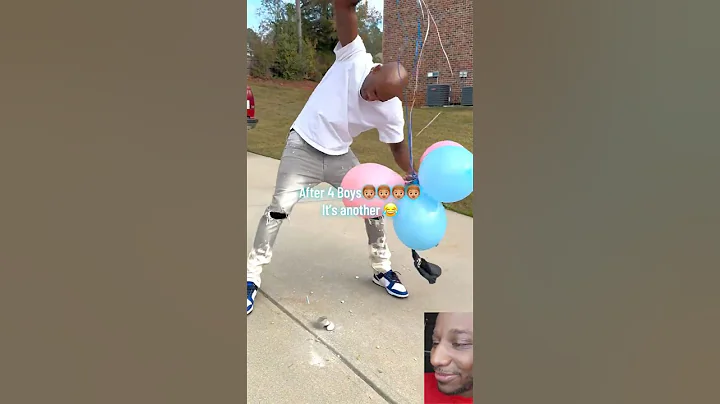 💕💙 He really wanted a Gender Reval #babyshower #babyshower #genderreveal