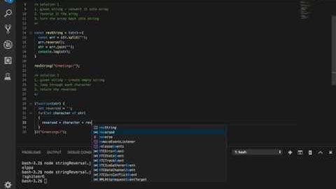Coding Interview - How to reverse a string in JAVASCRIPT