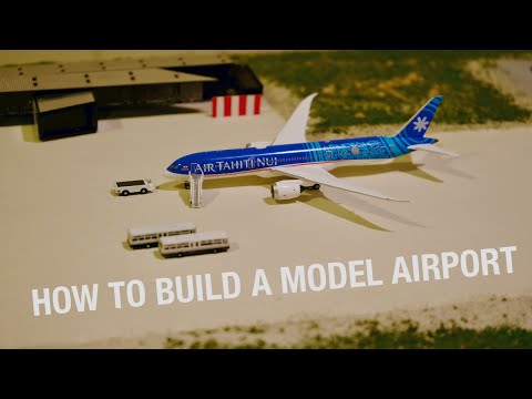 모델 공항 Diorama 2020을 구축하는 방법
