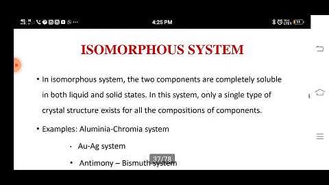 Isomorphous System