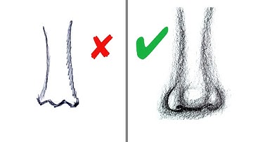 How to draw nose | Realistic Nose Drawing | Easy Pencil Sketch for Beginners