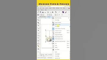 Discover How to Unlock the Power of PowerClip in Corel Draw! #shorts