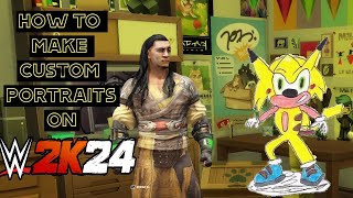 How to make Custom Portraits in WWE 2k24 screenshot 2