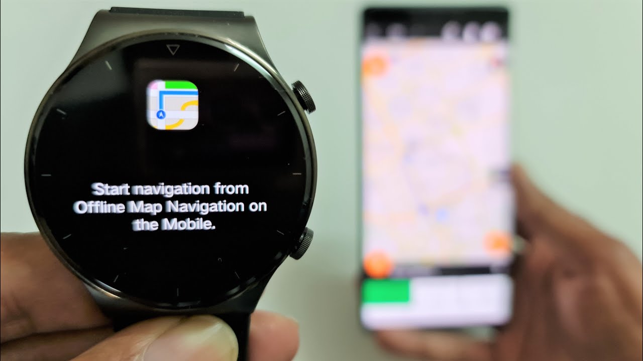 How Install Maps Huawei Watch GT 2 Pro -