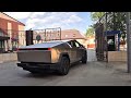 ПЕРВЫЙ РАЗ увидел TESLA CYBERTRACK в МОСКВЕ! #cybertruck #moscow #VLOG