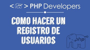 Registro de usuarios en MySQL y cifrado  | PHP