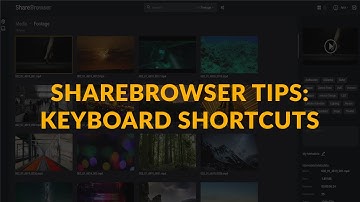 ShareBrowser Tips: Keyboard Shortcuts