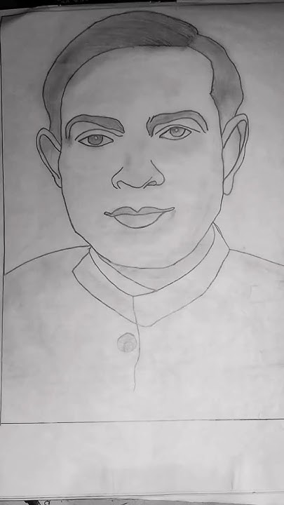 Second National Poet Of India Ramdhari Singh Dinkar sketch second-national-poet-of-india-ramdhari-singh-dinkar-sketch