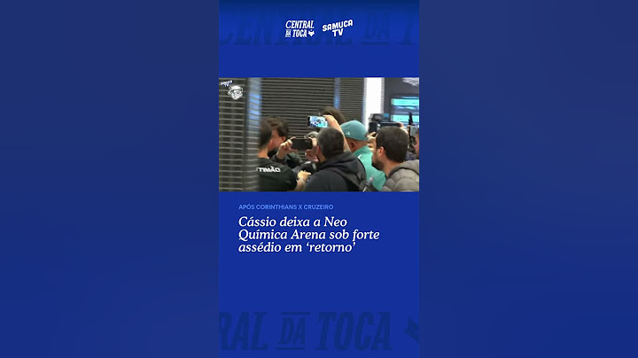 CALMA, GENTE! CÁSSIO DEIXA O ESTÁDIO DO CORINTHIANS SOB FORTE ASSÉDIO EM SEU RETORNO