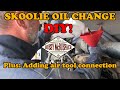 Save $$$ by Changing Your Own Bus Oil (plus air tool connector install)