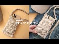 DIY Macrame Phone Bag in Elegant Design | Step by Step Tutorial