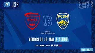J33 I Nîmes Olympique  -  FC Sochaux Montbéliard (4-2) le résumé | National FFF 2023-2024