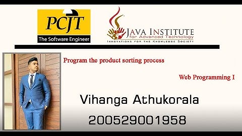 Web Project Task 21 | 1st Year | Semester 01 | Java Institute