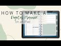 How to make a digital planner on an iPad | Digital Planner creation for beginners using Keynote