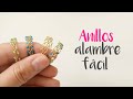 Cómo hacer ANILLOS DE ALAMBRE 280 😍😍