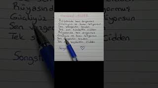 Manifest - Rüya - El Yazısı /Şarkı 